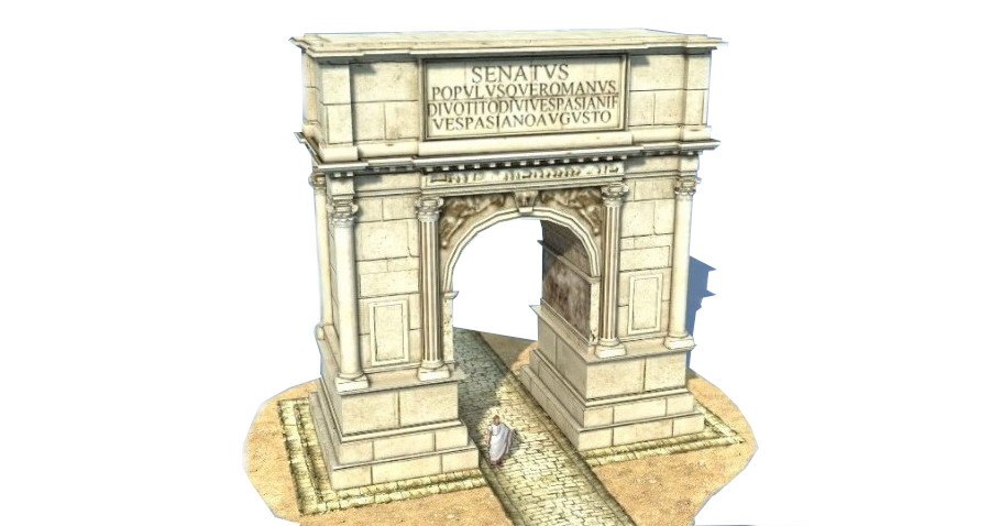 3D SCAN sull’Arco di Tito